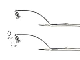D0210  Lex (Set Of 2) Over Cabinet 1 Light Polished Chrome